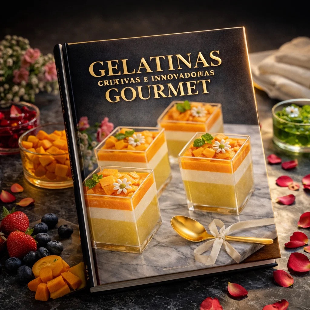 Portada del recetario de Gelatinas Gourmet